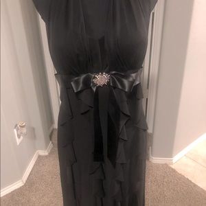 Black cocktail dress